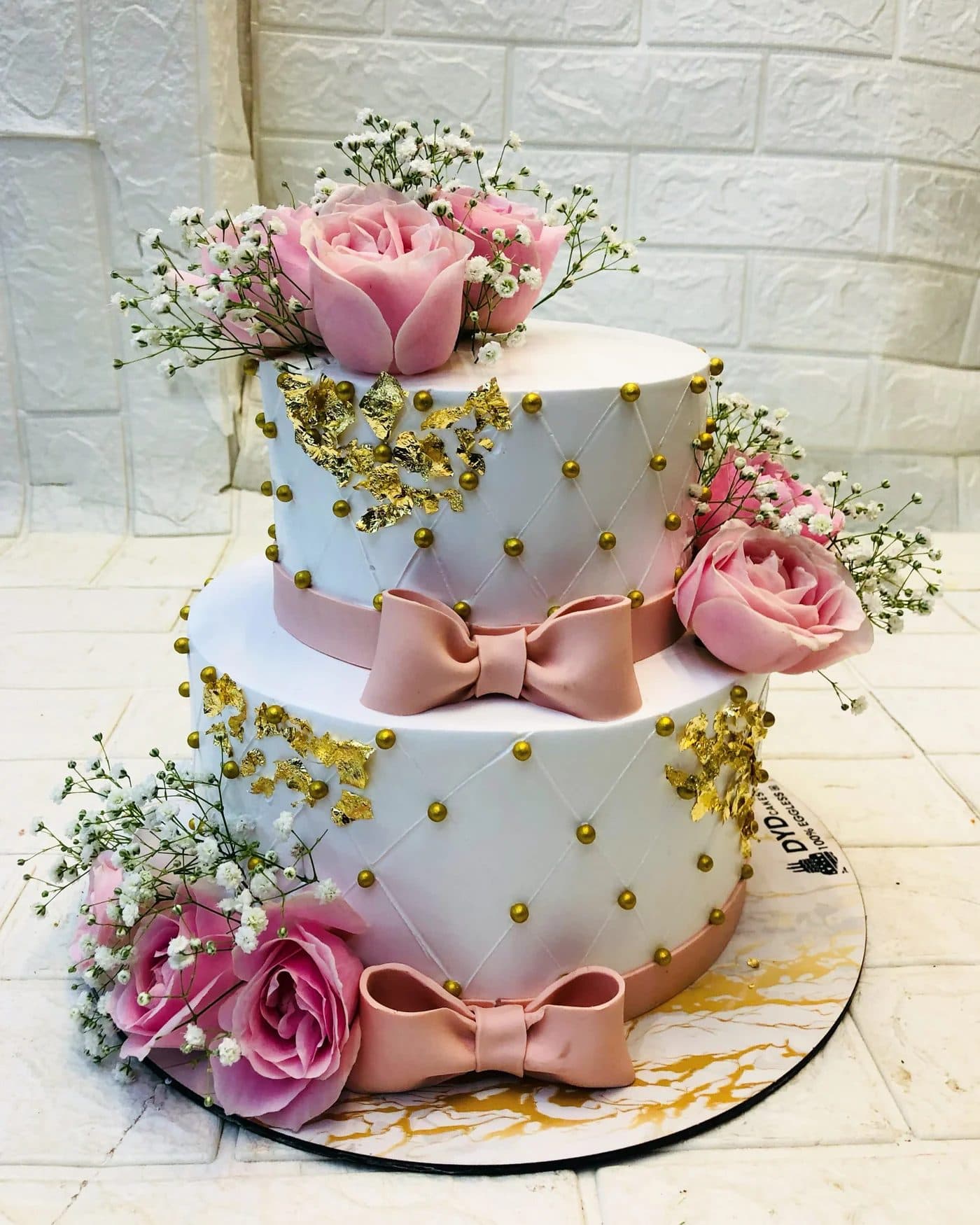 Tiered wedding cake made to order in Lahore