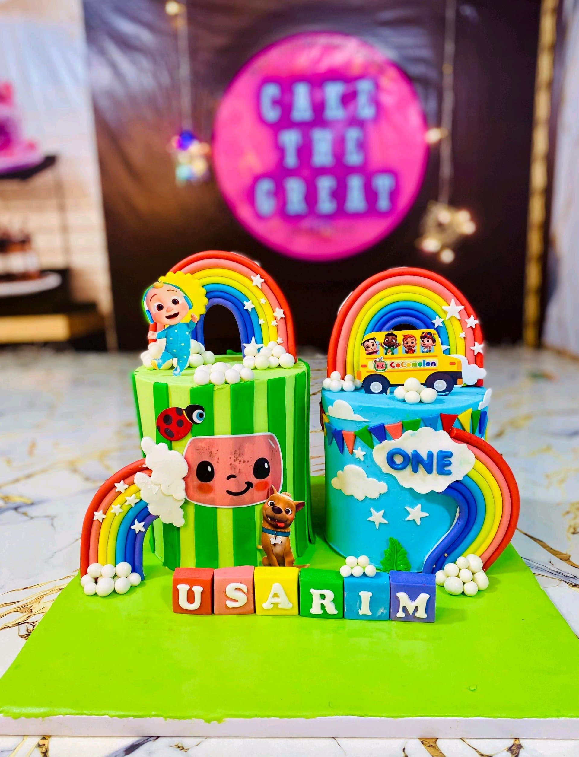 Boys 1st Birthday Cake