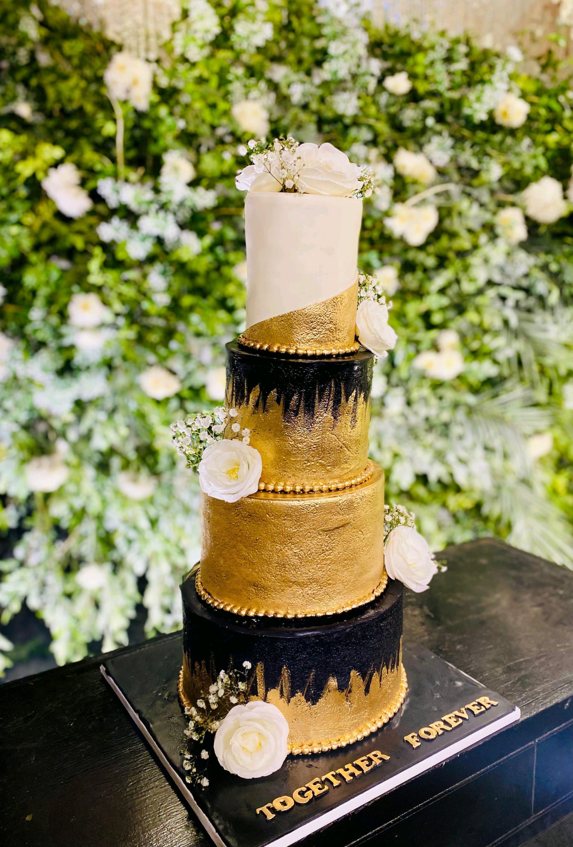 Premium Tiered Wedding Cake — custom cake from Cake The Great, Lahore